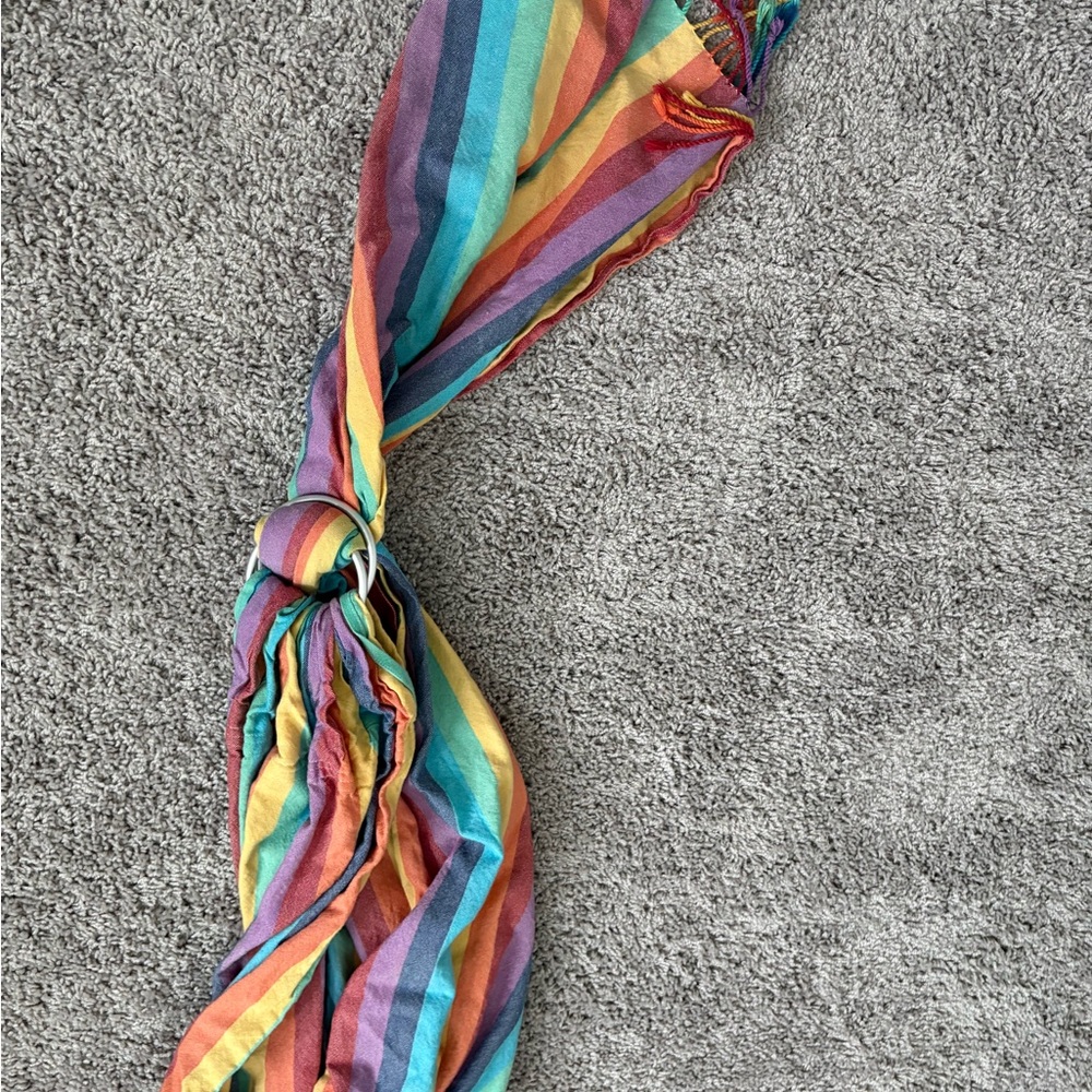 Rainbow Hipbabywrap Ring sling carrier